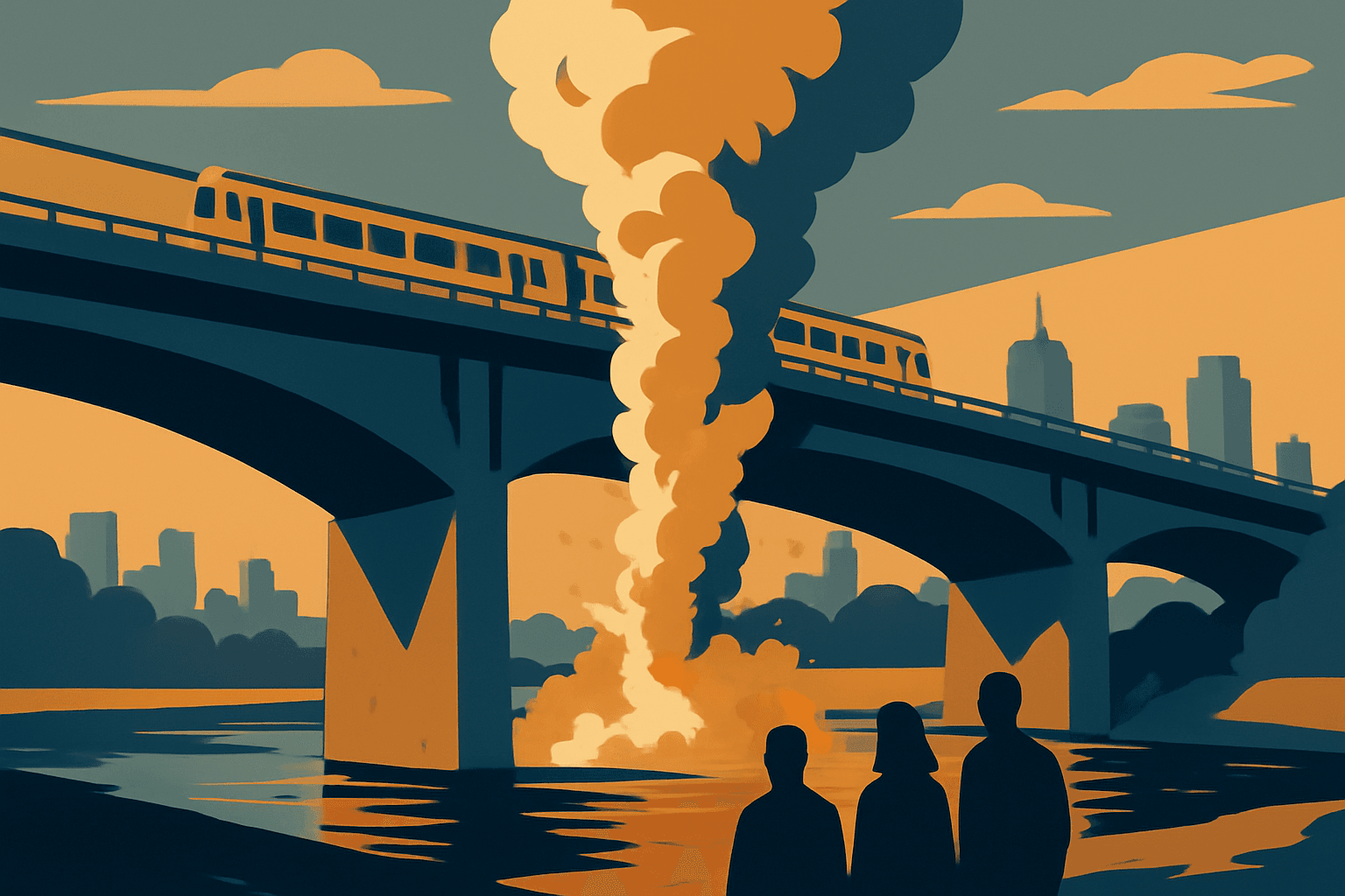 Russia Hits Kyiv's Pivdennyi Bridge With Drones In Broad Daylight — The First Time The Capital's Bridges Have Been Targeted