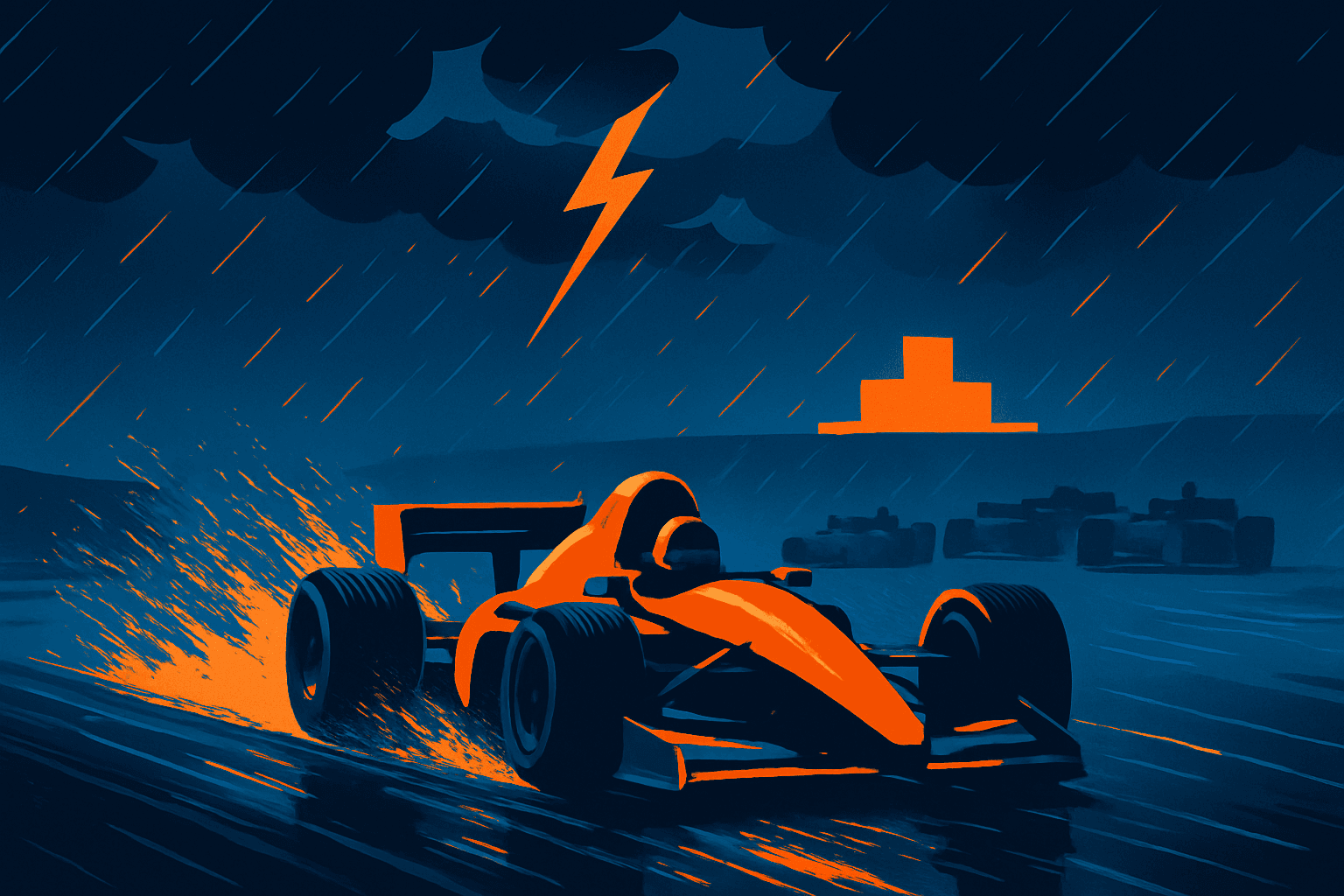 Thunder, Crawling Cars And A Hamilton Podium From 18th: The Malaysia GP Was Pure Chaos